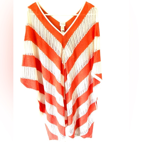 CHICO’S Summer Sunrise Donna Poncho NWT - Picture 3 of 5